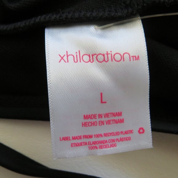 Xhilaration Black Silver Studs Women’s One Piece Sleeveless Swimsuit L - Picture 8 of 12